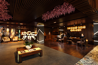 Lobby de l'hôtel Silverland Sakyo