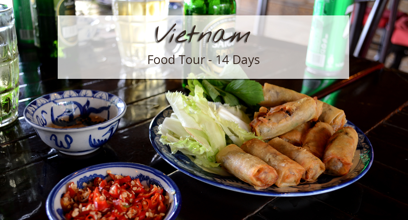 Fried springrolls in a Vietnamese restaurant