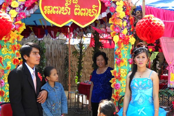 Mariage de Khmers dans le delta du Mékong