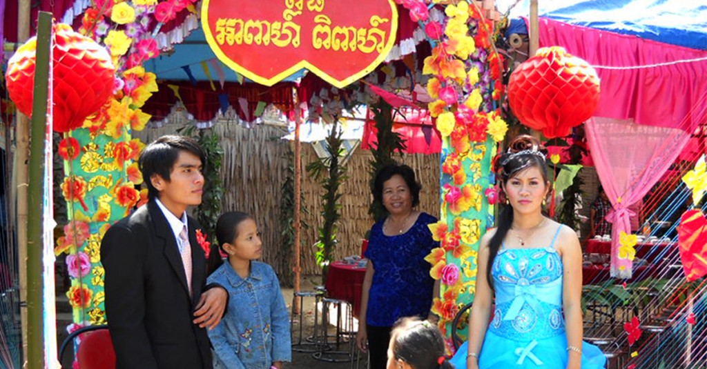 Mariage de Khmers dans le delta du Mékong