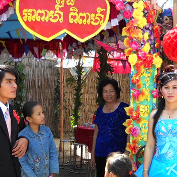Mariage de Khmers dans le delta du Mékong
