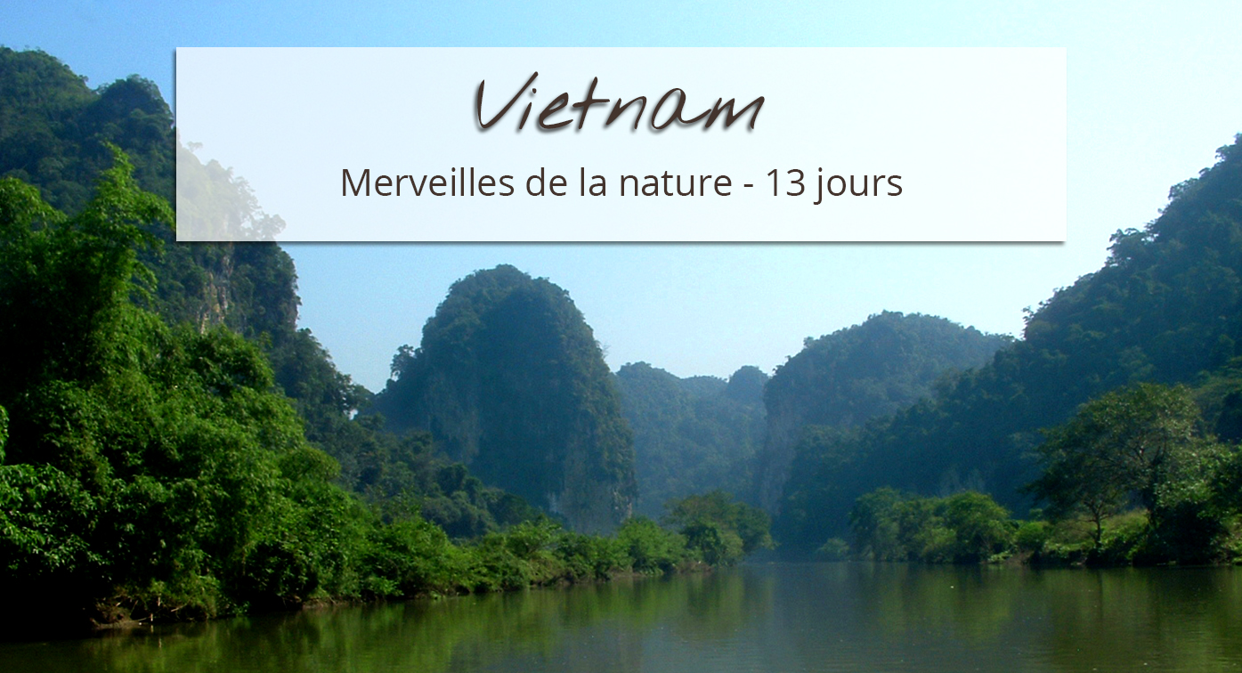 Paysage merveilles de la nature Vietnam